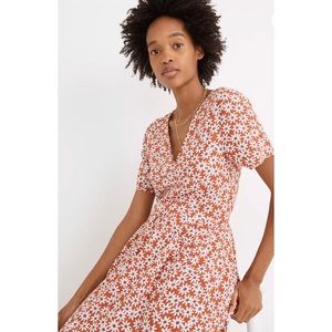 Madewell NWOT Falling Daisies Clara Midi Dress Size Medium